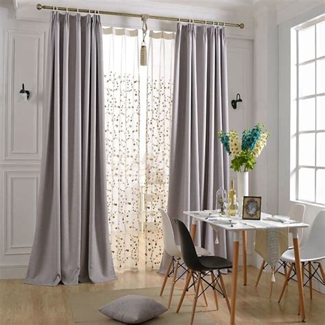 light grey curtains for bedroom